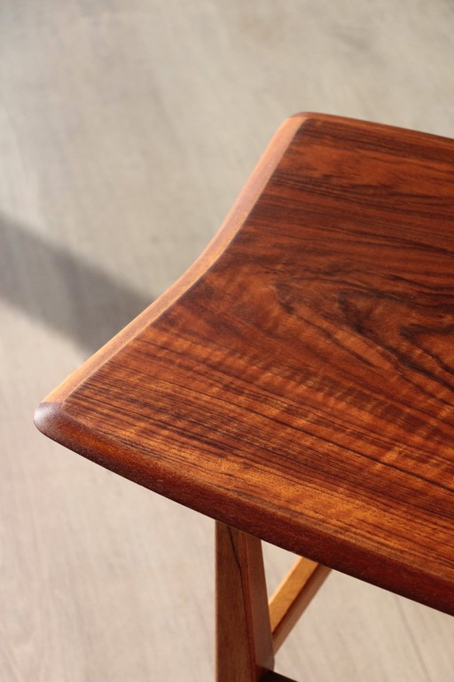 Vintage Everest Coffee Table in Walnut – "Surfboard" Style (1960s)