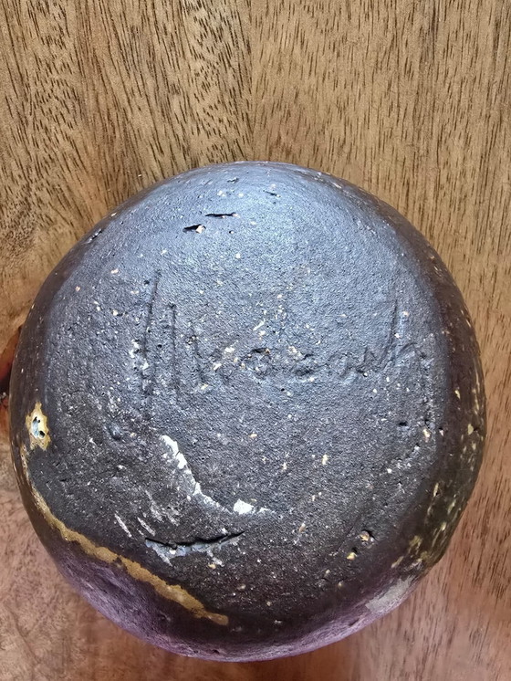 Image 1 of Vase en forme de galet JAAN MOBACH. VINTAGE, 1960S