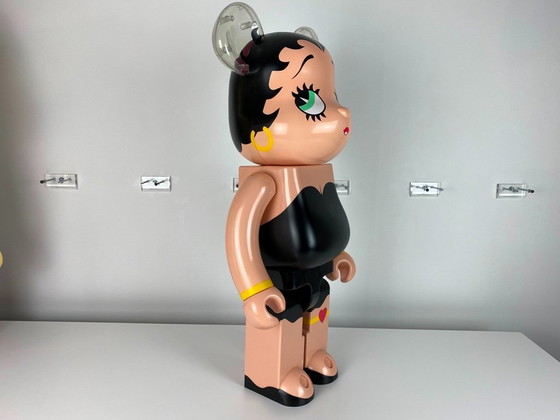 Image 1 of Bearbrick Betty Boop black version 1000% MEDICOM toys