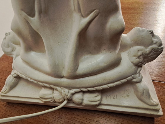 Image 1 of Lampe de table sculpturale rare Art Déco / Milieu du XXe siècle – Excellent état