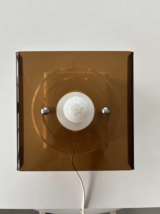 Image 1 of HERDA wall lamp plexi Space age