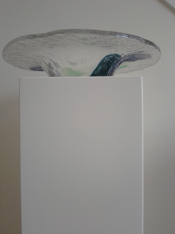 Image 1 of Glass object / unica / dish by Marjan Timman