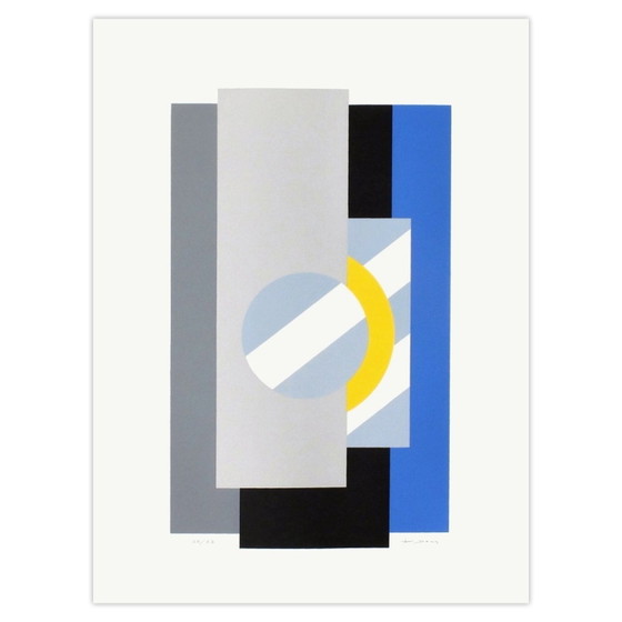 François Decq Signierter Siebdruck Komposition II 1980 – Lithographien & Drucke, Paper (photo 2 of 5)