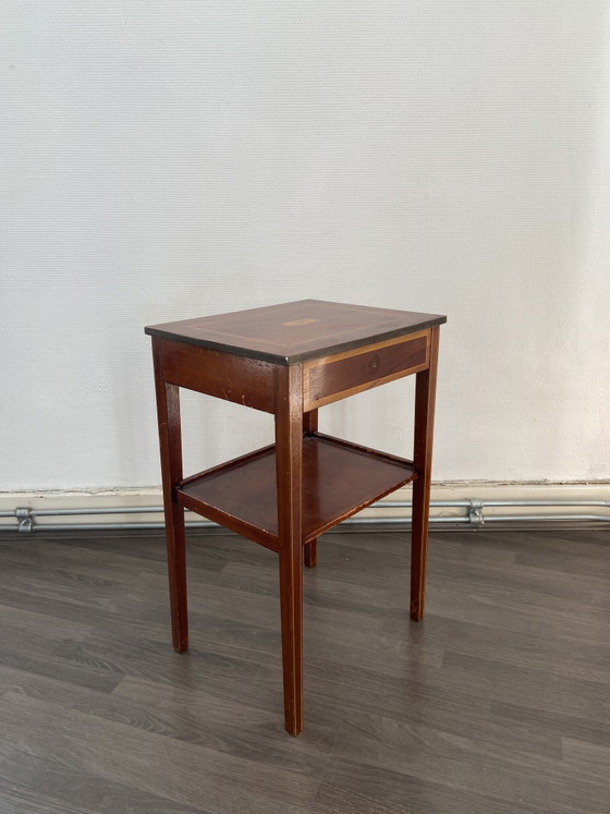 Table d’Appoint Ancienne Marquetée Style Directoire – Tables d'appoint, Wood (photo 10 of 10)