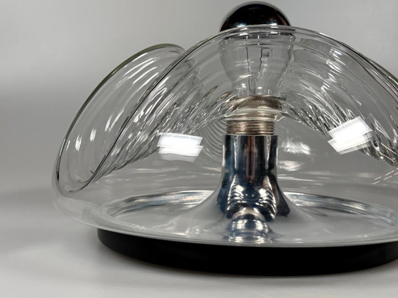 Image 1 of Lampada da parete o da soffitto "Wave" degli anni '60/'70 di Koch & Lowy per Peill & Putzler