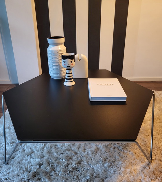 Image 1 of Harvink Hexagon coffee table chrome/black.