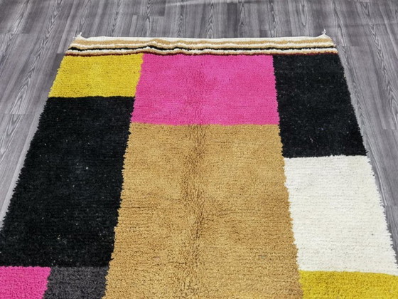 Image 1 of Tapis berberi multicolori in lana 250x150 cm