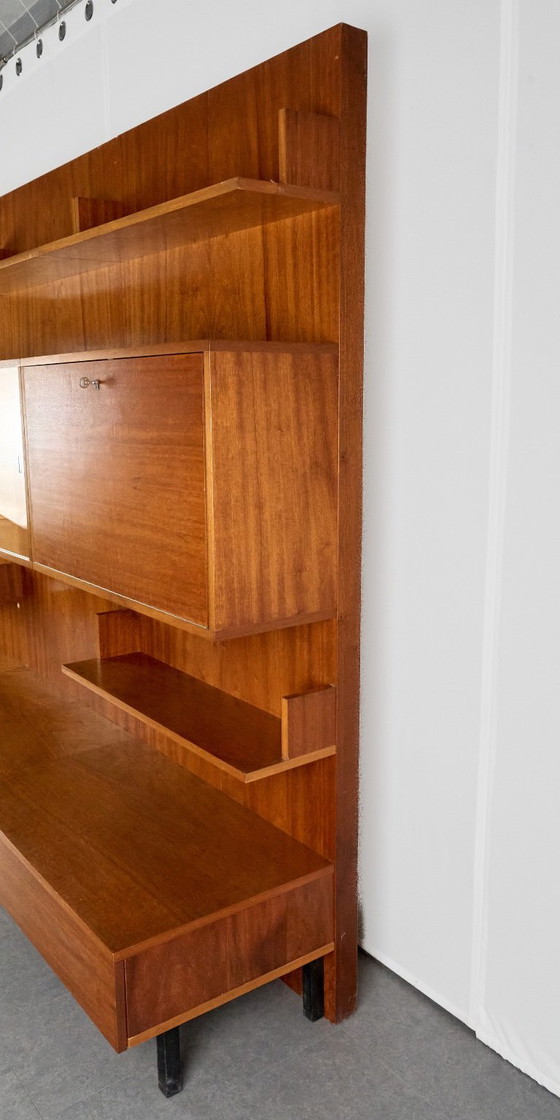 Vintage Wall Unit, 1960s, Czechoslovakia – Wall cabinet, Wood (photo 6 of 19)