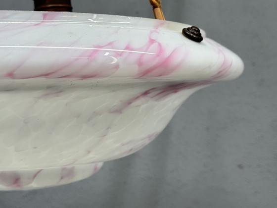 Image 1 of Lampada a sospensione Art Déco - Romantic Pink Swirl