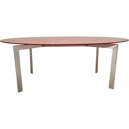 Table vintage metra par makio hasuike pour seccose italie 1990