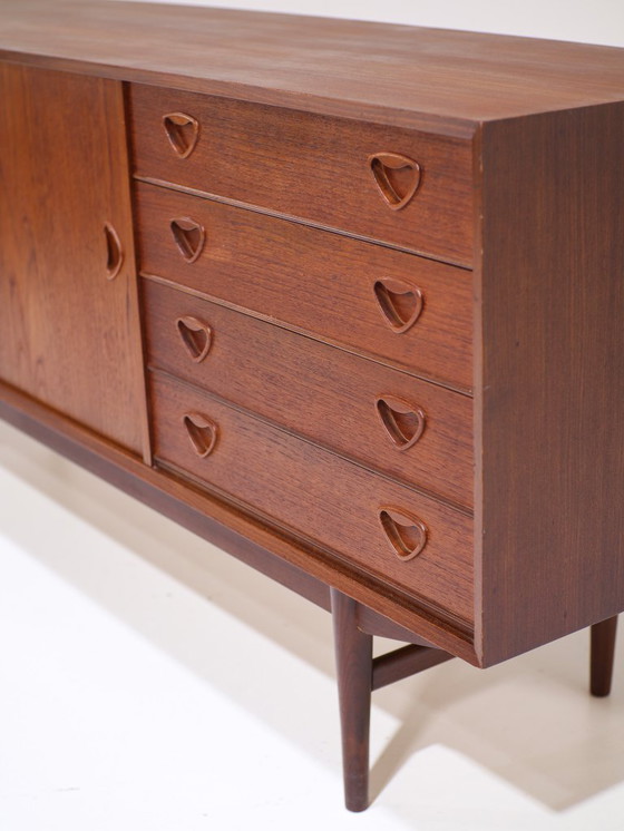Image 1 of Danish vintage teak lowboard sideboard