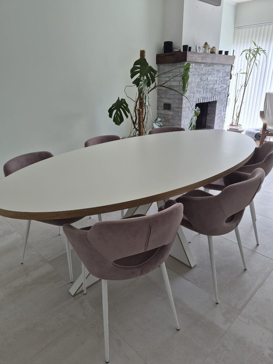Image 1 of Oval table ARP Design longlegs CC