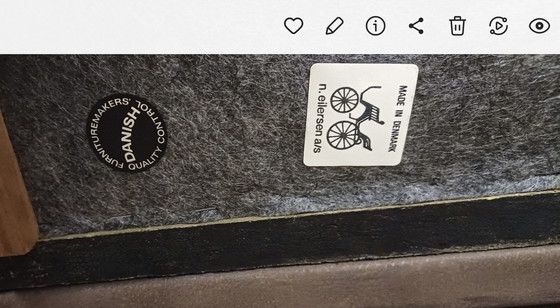 Image 1 of Sillón de cuero Niels Eilersen, Dinamarca, década de 1960