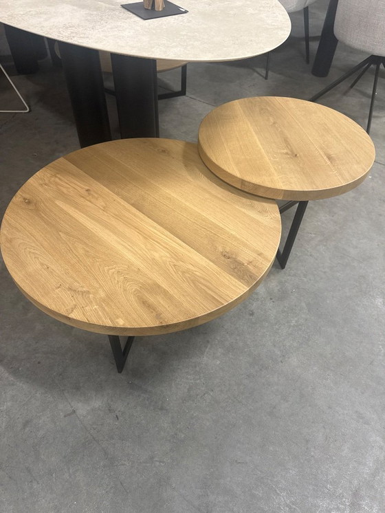 Image 1 of Mesas de centro en roble macizo