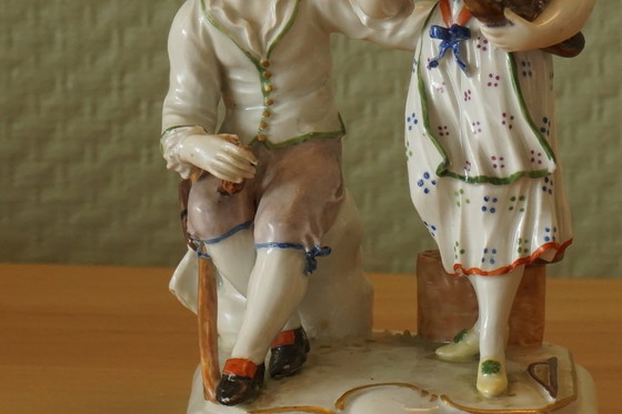 Image 1 of Ludwigsburg XVIII secolo, gruppo di contadini