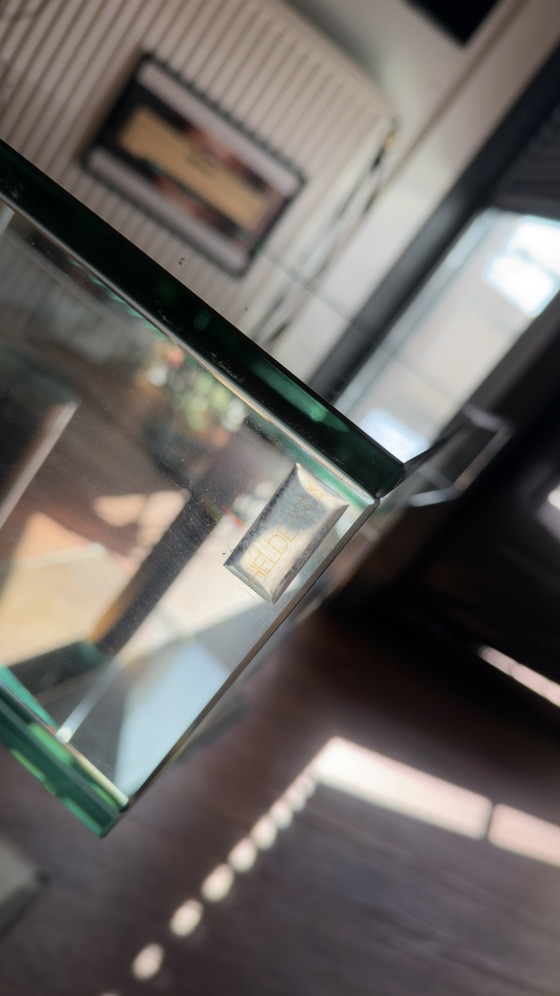 Dos mesitas auxiliares Helderr – Mesas auxiliares, Glass, Metal (photo 5 of 5)