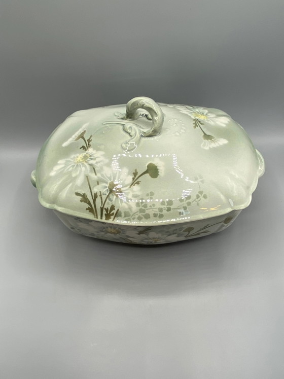 Potager couvert Art Nouveau Mireille Keller & Guérin Lunéville – Objets déco, Ceramic (photo 2 of 10)