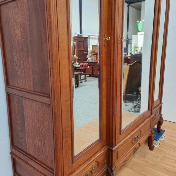 Image 1 of Vintage Antique wardrobe closet detachable wardrobe