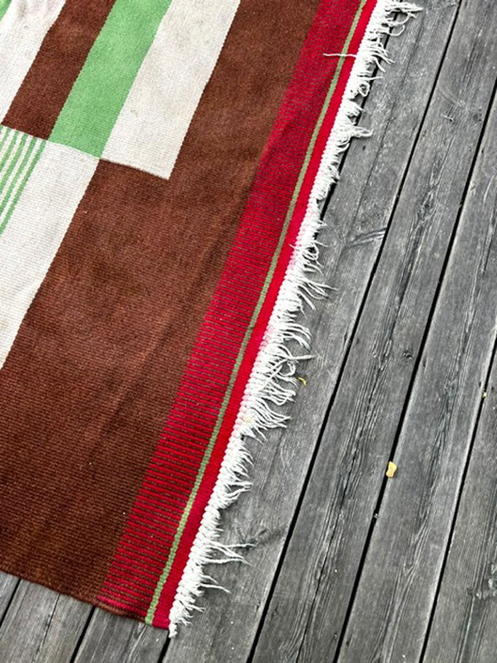 Grand Tapis en Laine Mid Century Modern, Années 60, Tchécoslovaquie, 335 × 240 Cm – Wool (photo 8 of 14)