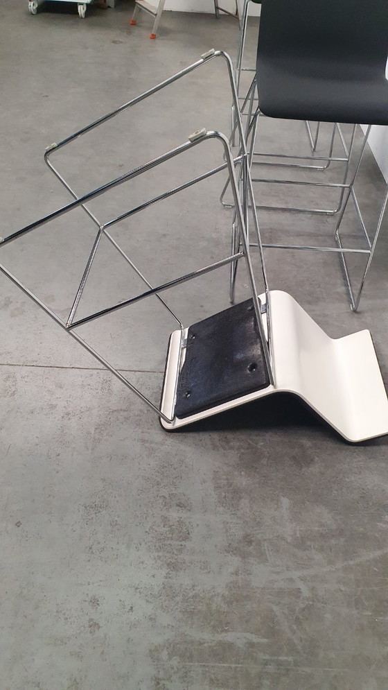 Image 1 of 4x Bulo Tab barkrukken design Alain Berteau + extra zitting