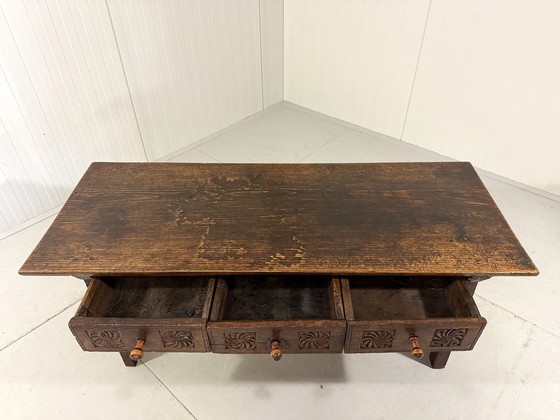Image 1 of Brutalist Antique Spanish Coffee Table