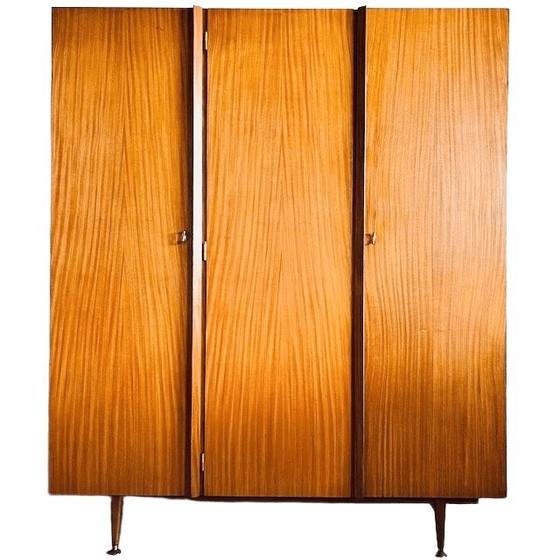 Image 1 of Armadio vintage a tre ante in teak, design danese di metà secolo, anni '60