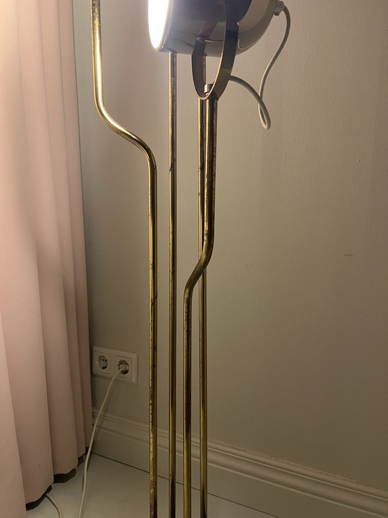 Image 1 of Reggiani Agile Cinematic (1970) messing vloerlamp