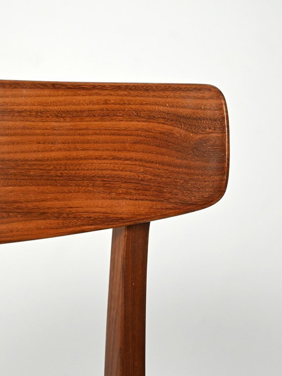 Image 1 of Set of six Scandinavian teak dining chairs, 1960s