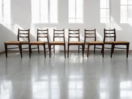 Louis can Teeffelen – "Kopenhagen" dining chairs (Wébé, 1950, Dutch)