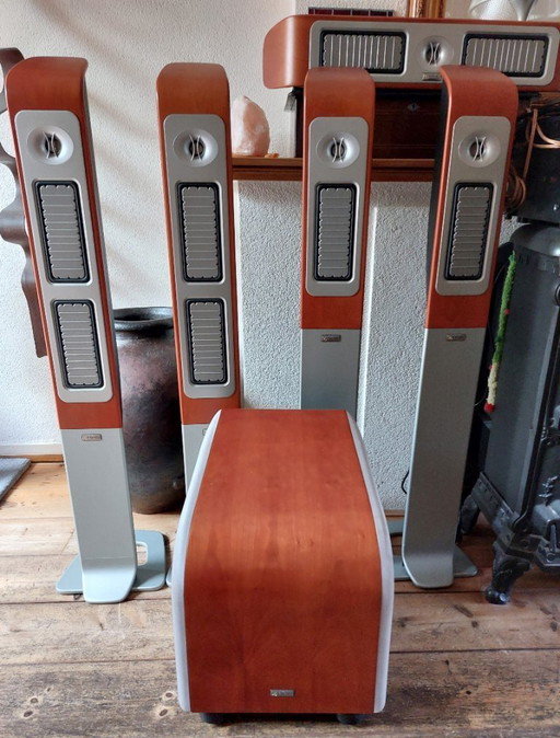 Ensemble audio home cinéma Infinity Cascade avec amplificateur Denon AVR-X1600H