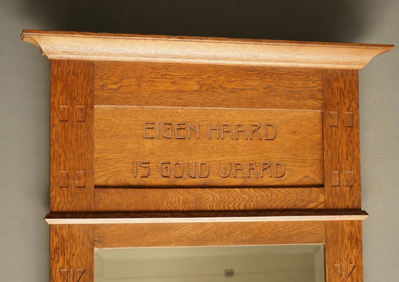 Nieuwe Kunst Arts & Crafts Wandspiegel, jaren 20 – Wood (photo 12 of 13)