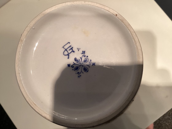 Vaso di Francesco Guariano con motivo pavone. – Vasi, Porcellana (photo 5 of 5)