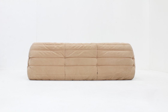 Image 1 of Togo Medium sofa by Michel Ducaroy for Ligne Roset Alcantara