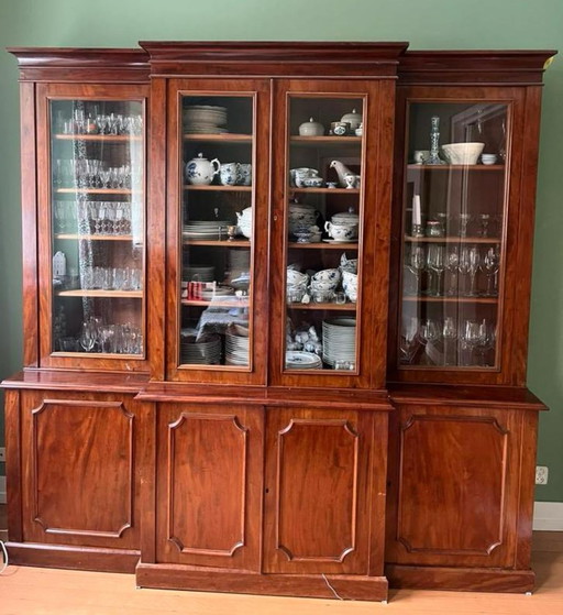 Beautiful large antique china cabinet