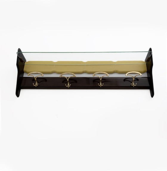 Image 1 of Attributed Ico Parisi Mid-century Modern Italian Wall Coat hanger, 1950s