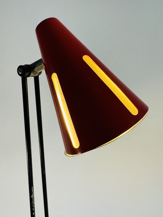 Image 1 of UNKNOWN ‘SUN SERIES’ FLOOR LAMP ATTRIBUTED TO H. BUSQUET FOR HALA ZEIST, THE NETHERLANDS, 1950s