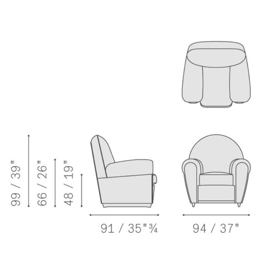 Image 1 of Poltrona Frau Vanity Fair fauteuil