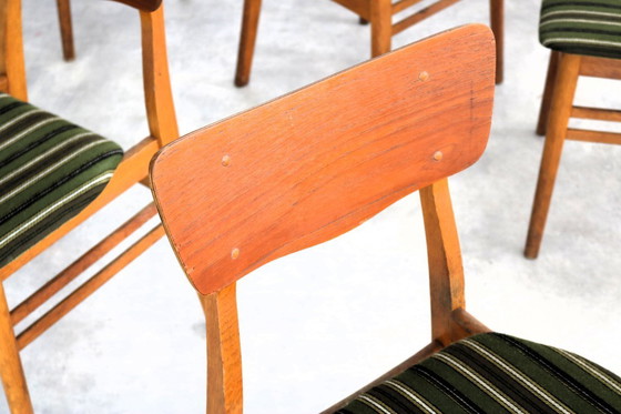 Image 1 of 12 sedie da pranzo vintage danesi