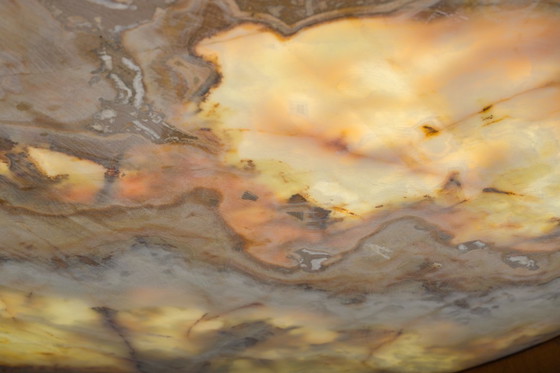 Image 1 of Mesa de centro de mediados de siglo en ónix de Ilse Mobel, años 60