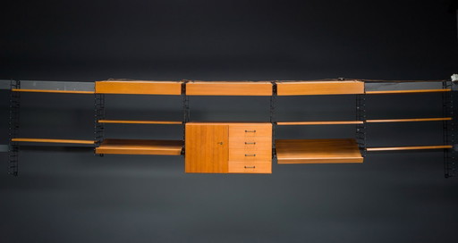 Walunt  Shelf System from Musterring International, 1960s, Set of 19