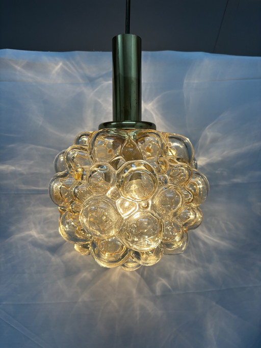 Suspension vintage Helena Tynell, lampe bulle design 1960