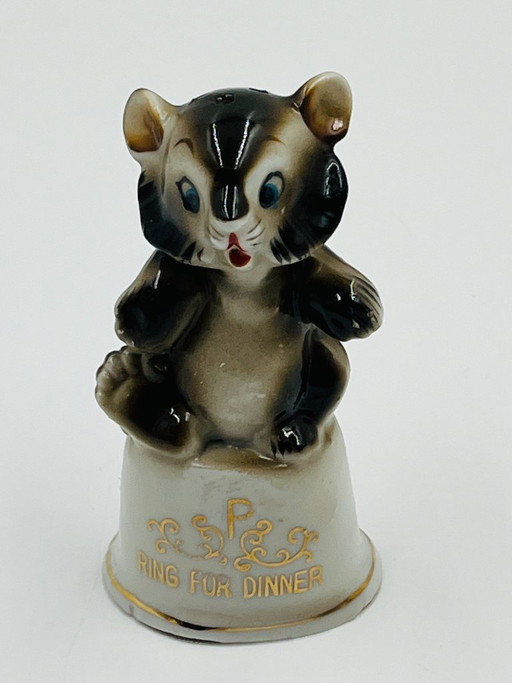 Vintage Eekhoorn 'Ring for dinner' Tafelbel