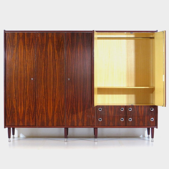 Image 1 of Large vintage 5-door mid-century design closet, 1960s