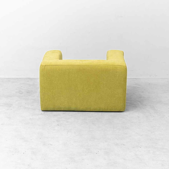 Poltrona Lounge Vintage in Tessuto Verde Lime – Design Geometrico Anni ’70 – Poltrone, Glass, Geometrisch (photo 7 of 9)