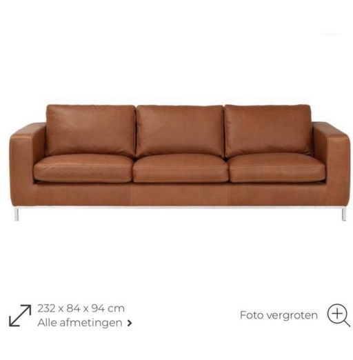 Divano con pouf, nuovo