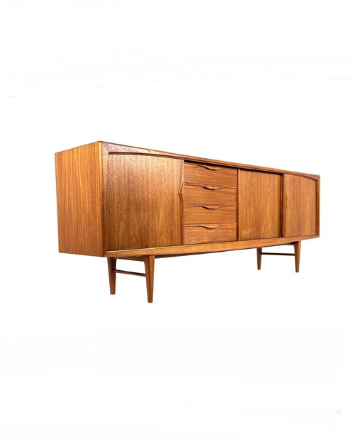 Vintage teakhouten sideboard, Heinrich Riestenpatt ‘60