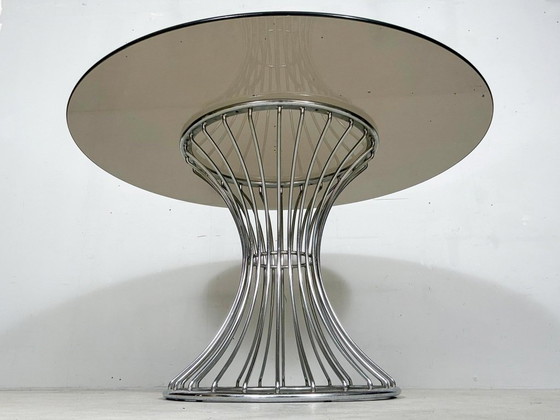 Image 1 of GASTONE RINALDI. Mid Century Esstisch, Italien, 1970er Jahre