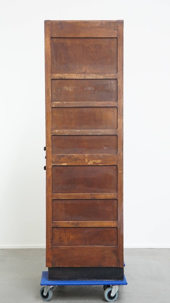 Image 1 of Mobiletto antico in rovere con due ante a rullo