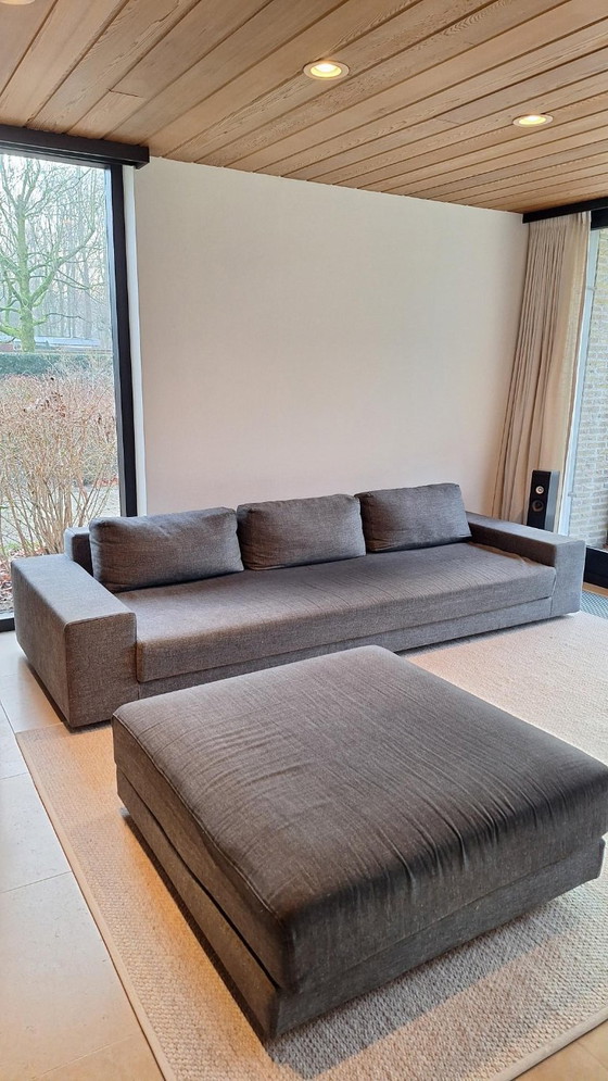 Image 1 of Divano 4 posti e pouf MDF Italia - modello Idea One