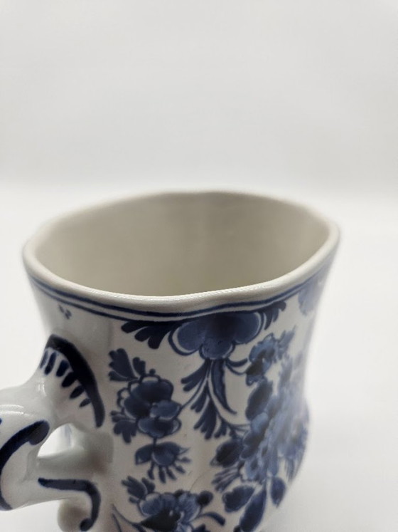 Royal Delft Plant pot 1969 – Hand-painted by M. de Wit (13 cm) – Ceramic (photo 8 of 9)